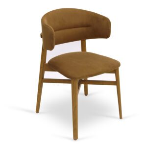 Padded Seat Over Upholstered Back