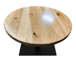 Rustic Birch Plank Round