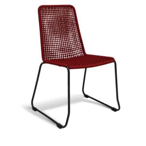 Red Rope/Charcoal Frame